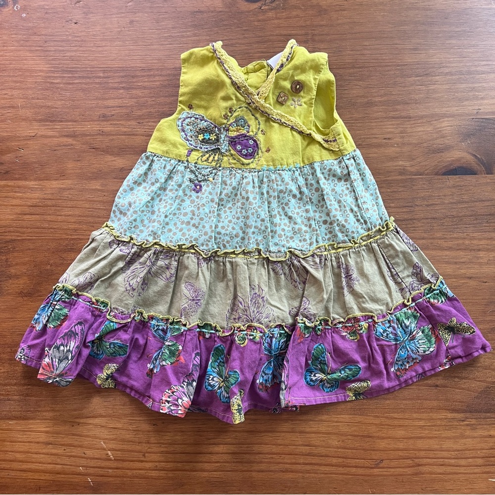 Colorful Butterfly Dress for Kids